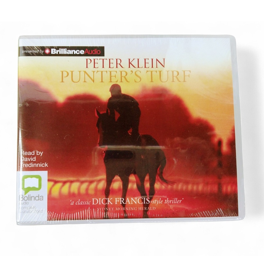 Punter's‎ Turf Audiobook CD Peter Klein Unabridged Thriller BRAND NEW